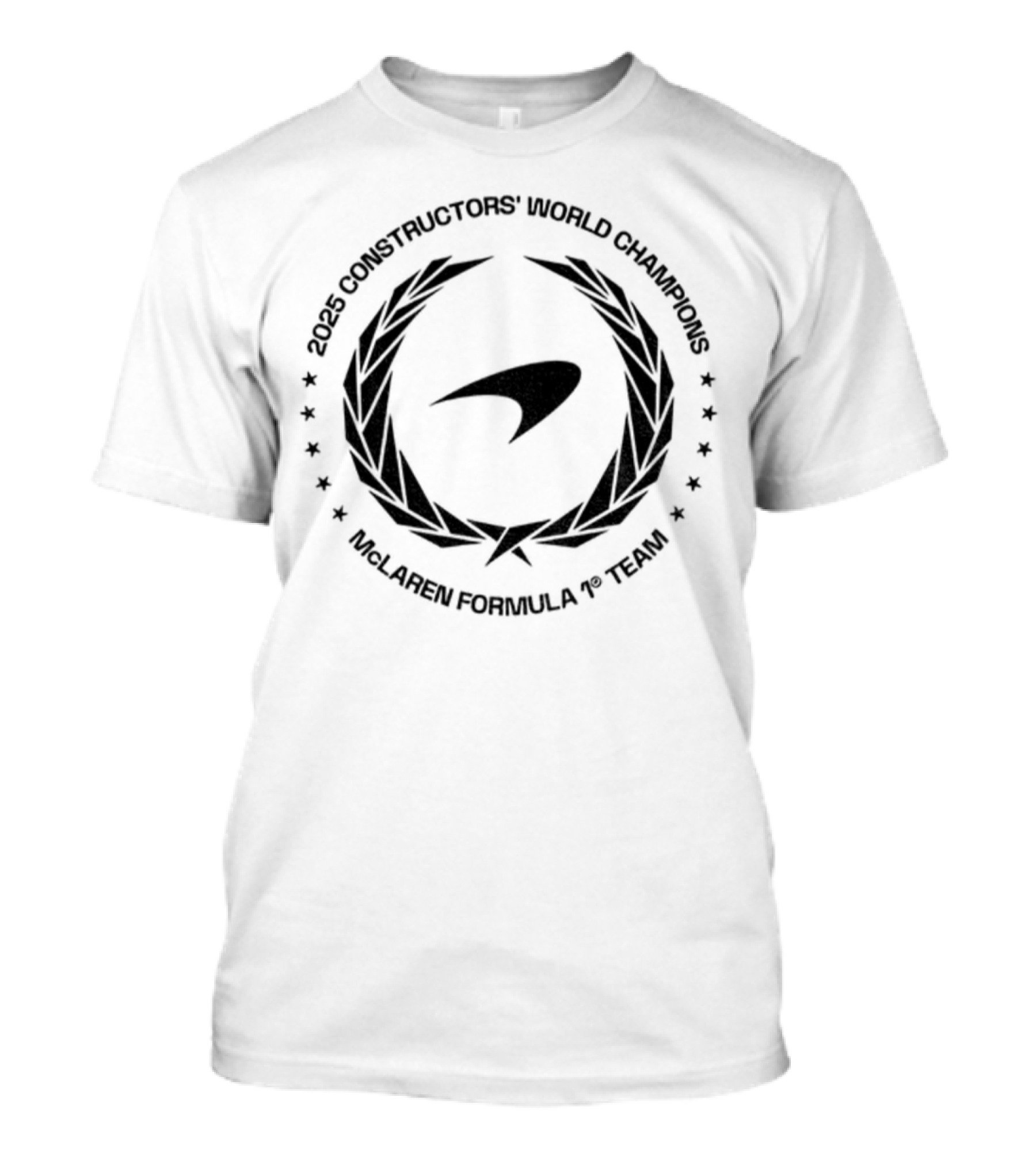 McLaren Racing Formula 1 2025 World Constructors Champions T-Shirt