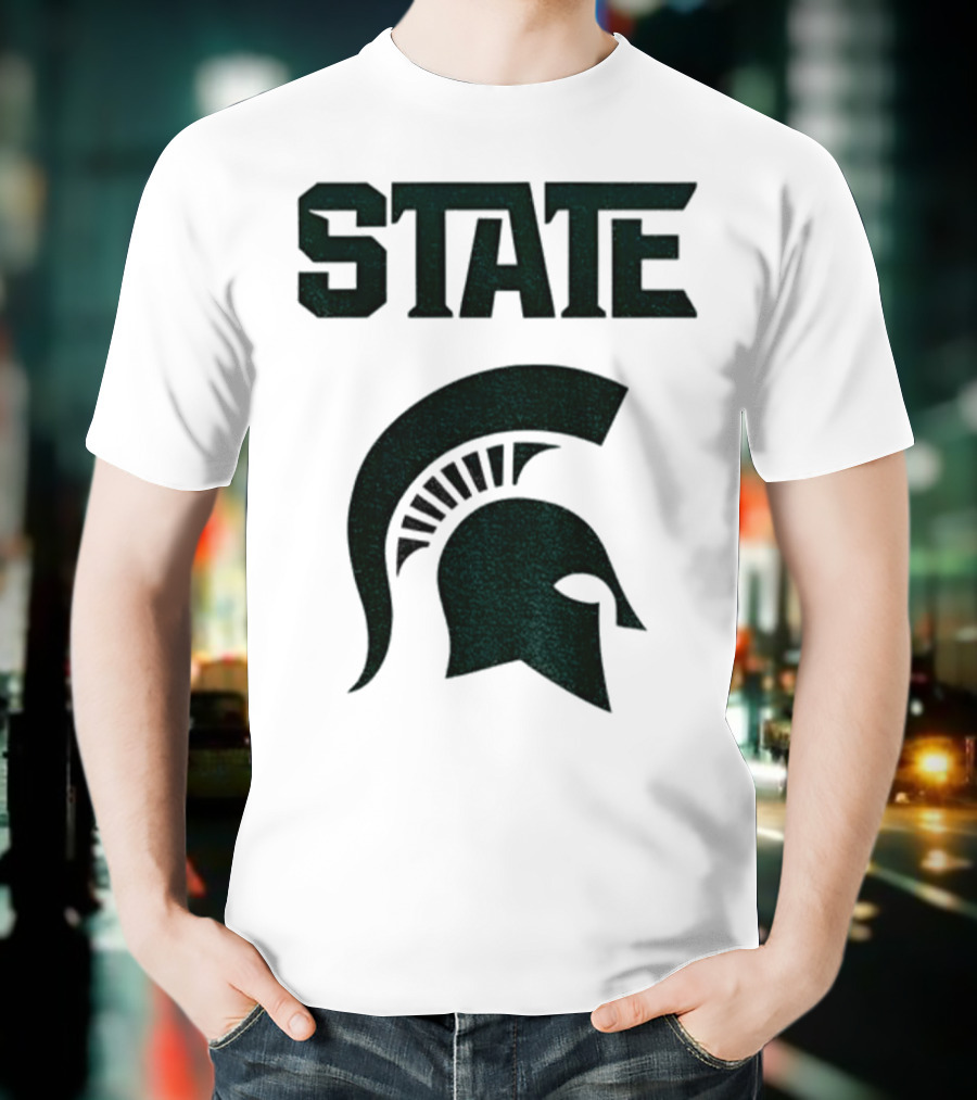 STATE Spartans Michigan Big Ten Basketball T-Shirt