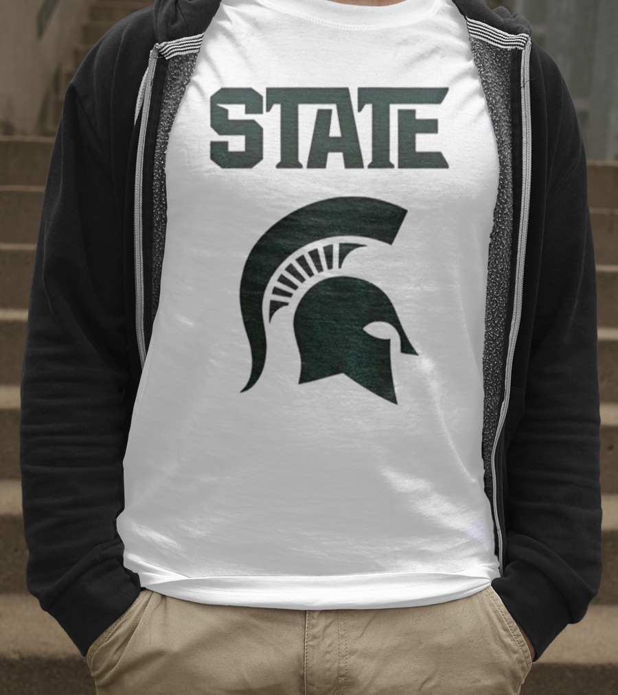 STATE Spartans Michigan Big Ten Basketball T-Shirt