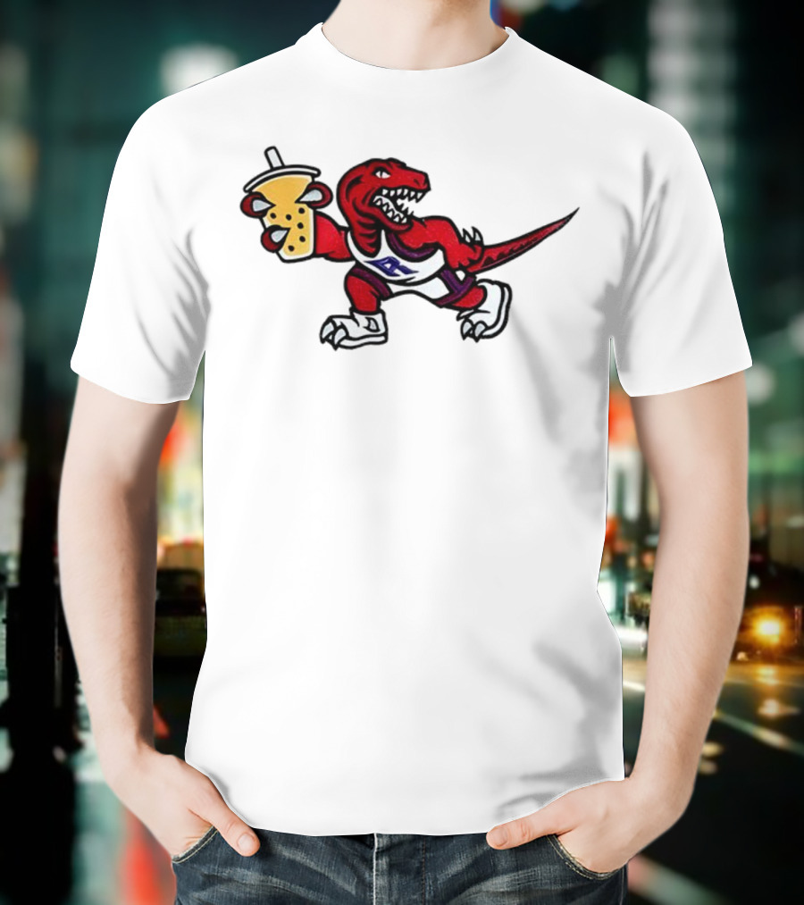 Toronto Raptors Raptor Bubble Tea NBA Basketball T-Shirt