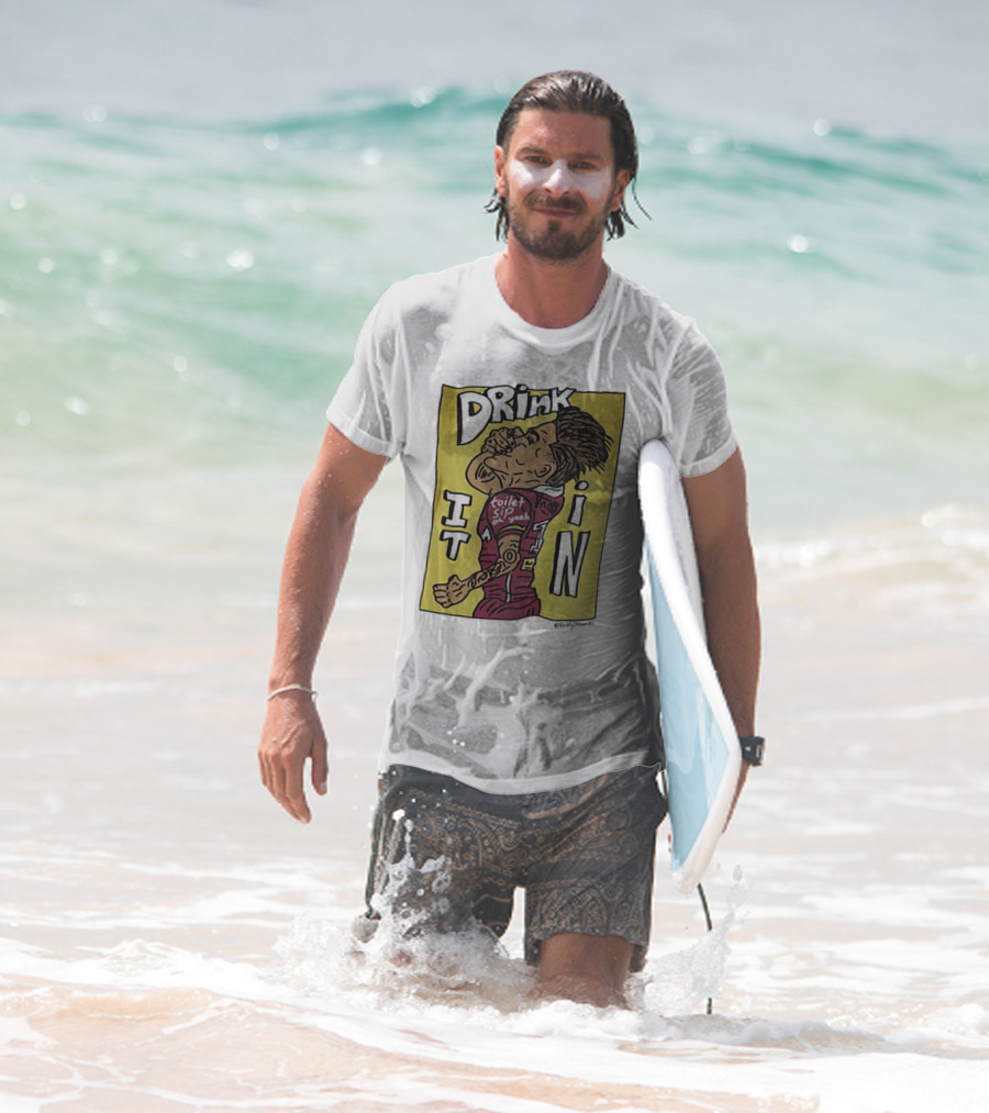 Drink It In Toilet Sip Oh Yeah Walsh T-Shirt