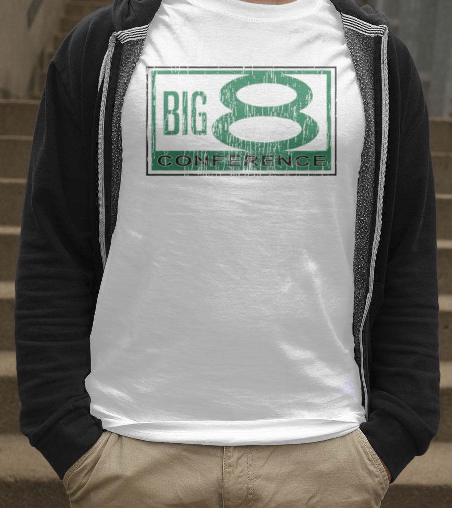 Big 8 Conference Retro Sports Emblem T-Shirt