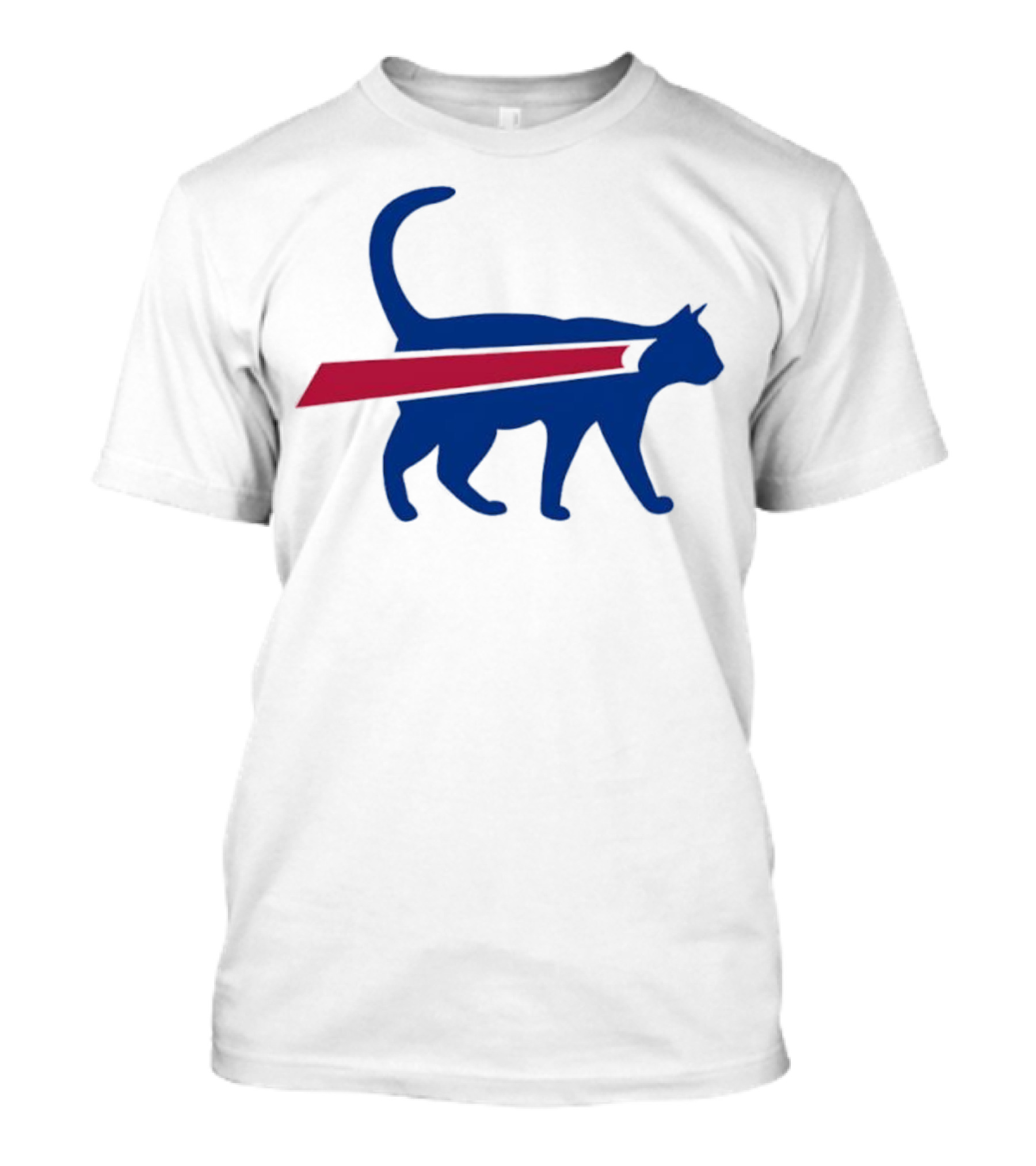 Cat Mafia X Buffalo Bills Baseball Collaboration T-Shirt
