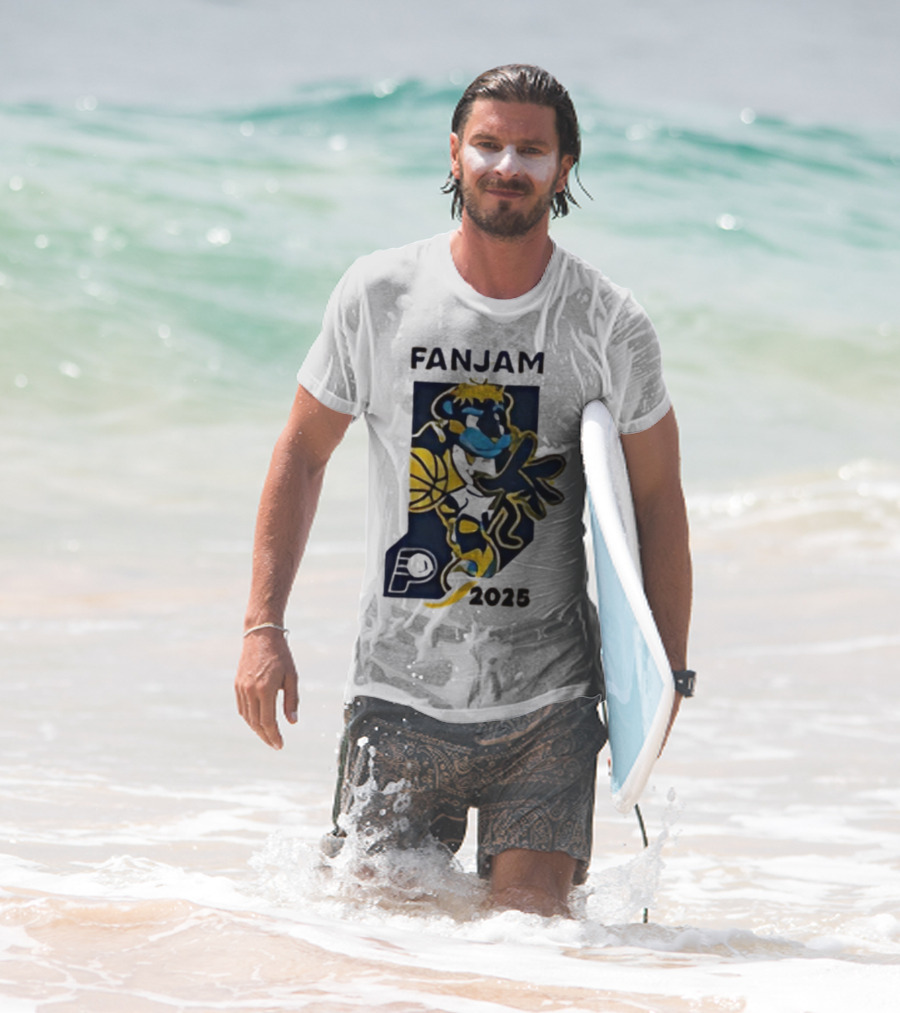 FanJam Indiana Pacers NBA Mascot 2025 T-Shirt