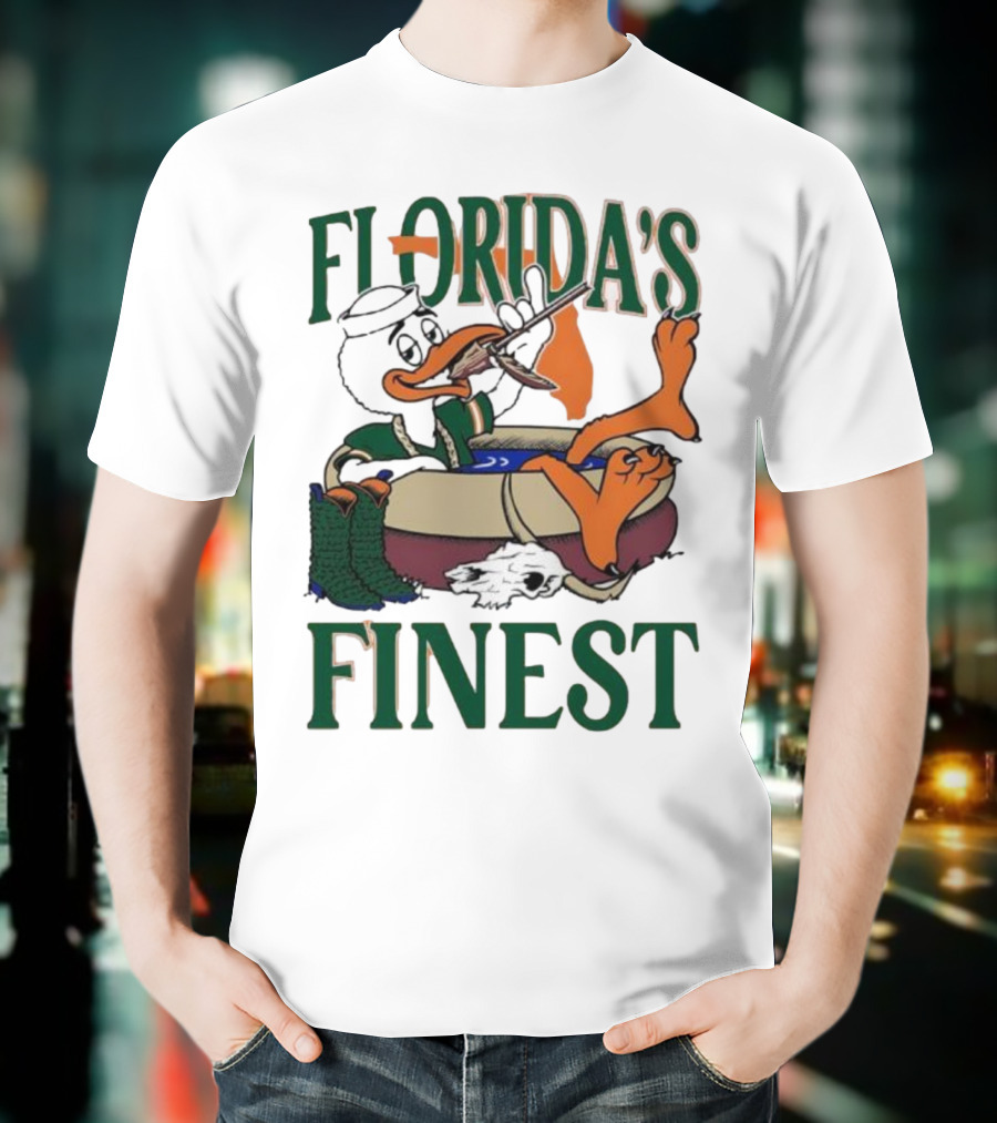 Florida’s Finest Miami Hurricanes Iconic Rivalry Victory Over Florida State Seminoles T-Shirt