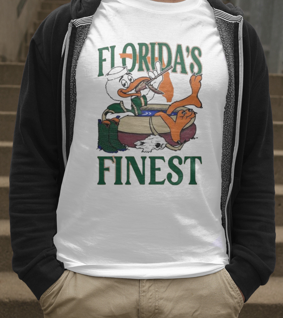 Florida’s Finest Miami Hurricanes Iconic Rivalry Victory Over Florida State Seminoles T-Shirt