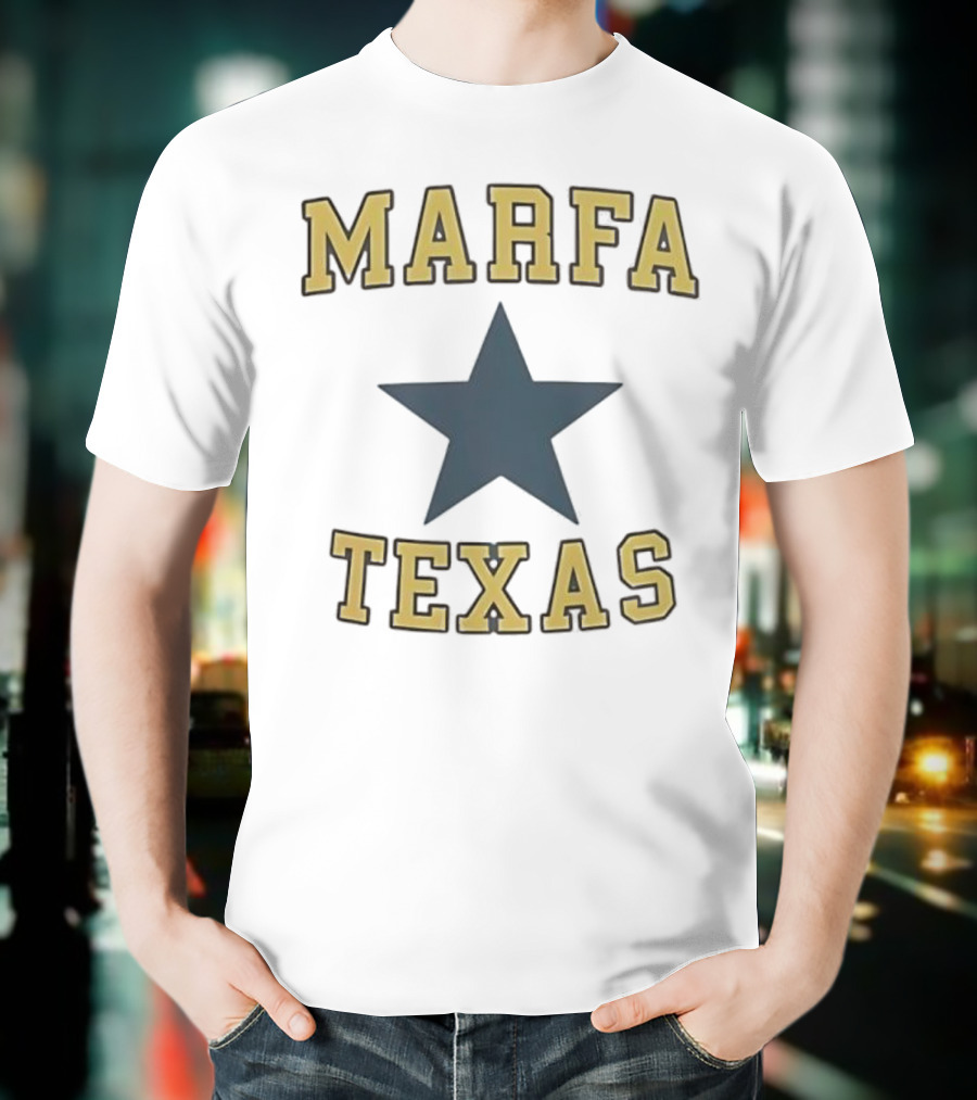 Jensen Ackles Marfa Texas Star Vintage Aesthetic T-Shirt