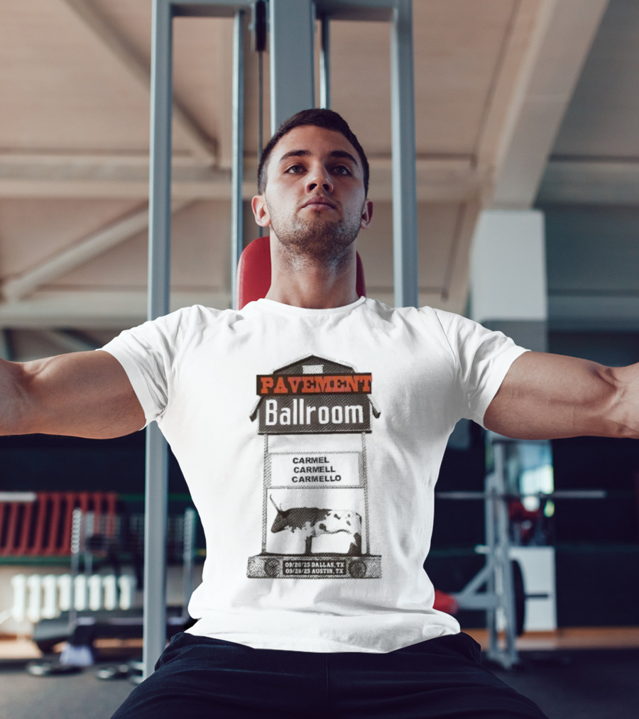 Pavement Ballroom Tour Texas 2025 Carmel Carmell Carmello T-Shirt
