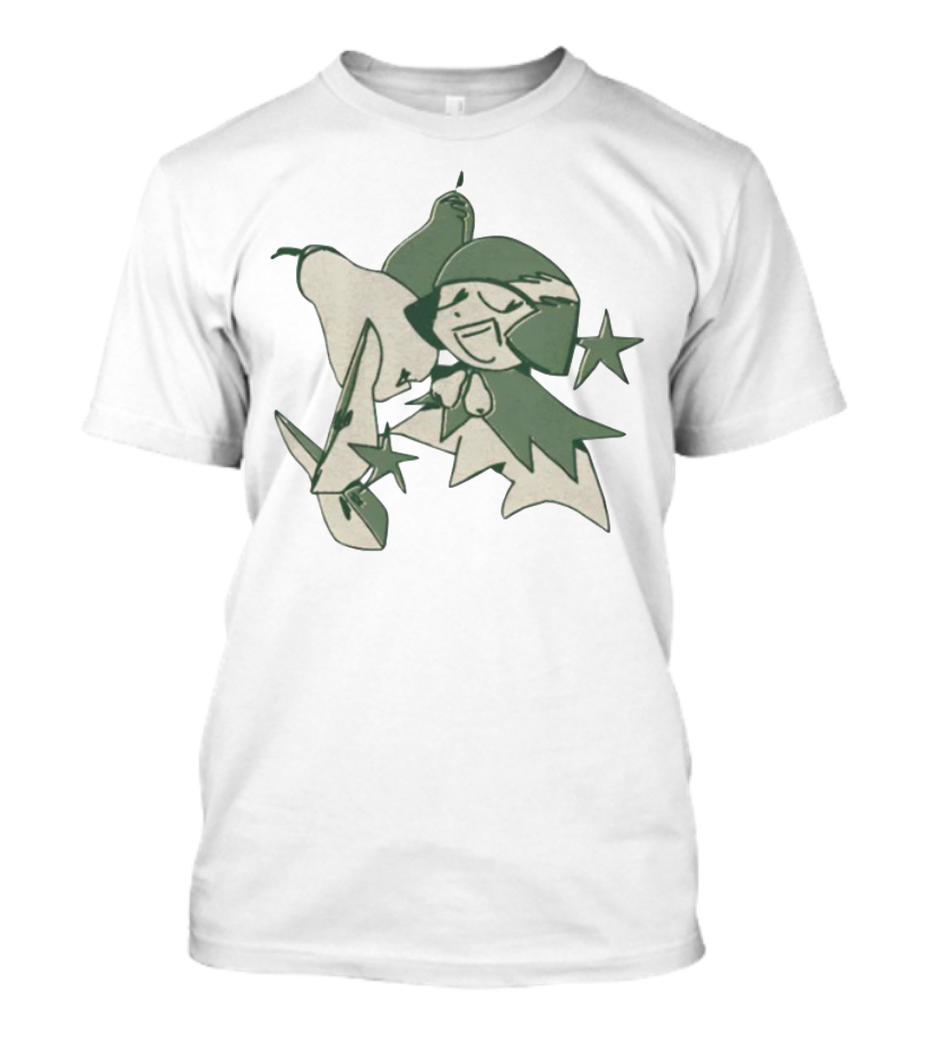 Royalpear Starry Character And Pear Duo T-Shirt