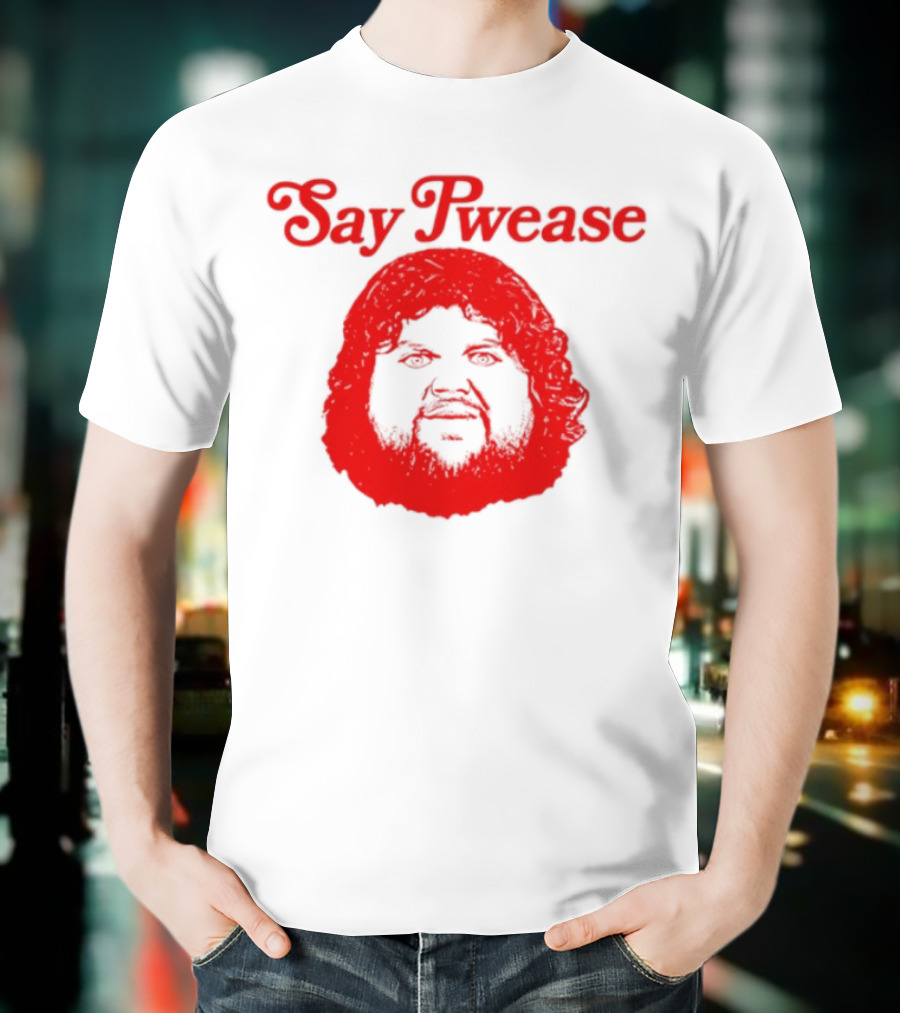 Say Pwease Red Beard Character T-Shirt