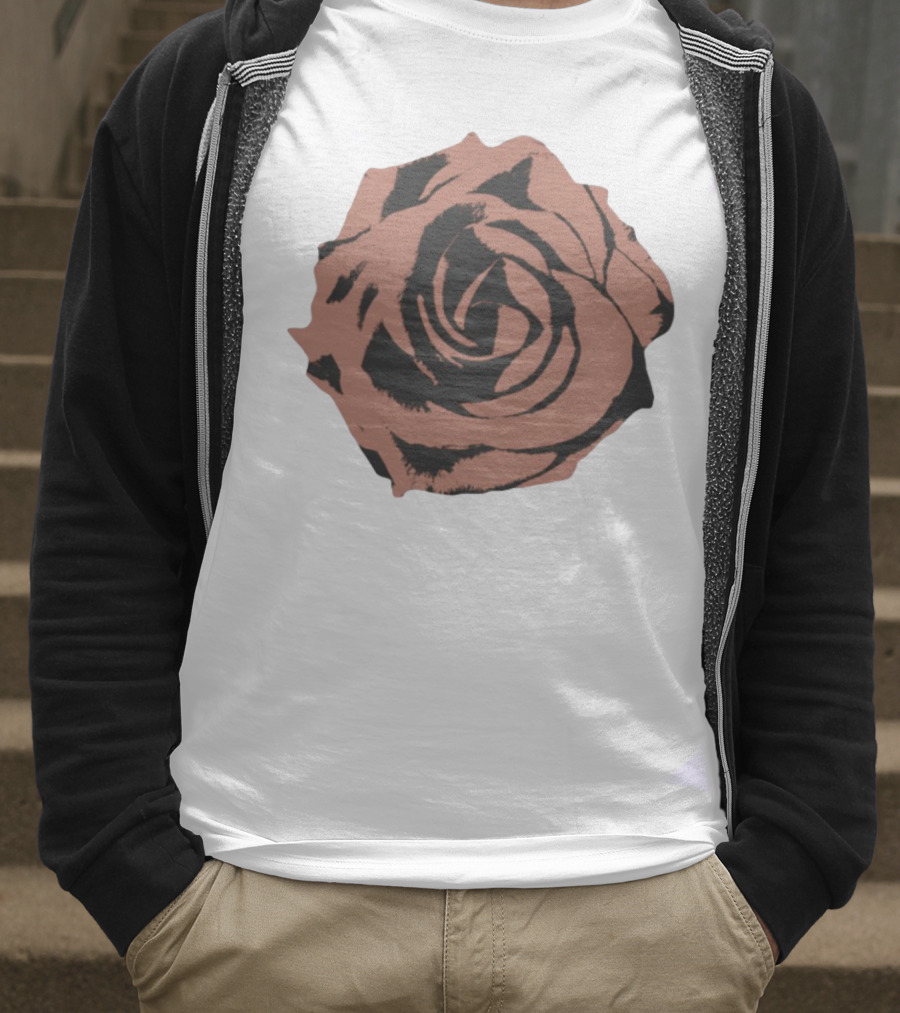 A Flair For The Dramatic Rose Black And Pink Graphic T-Shirt