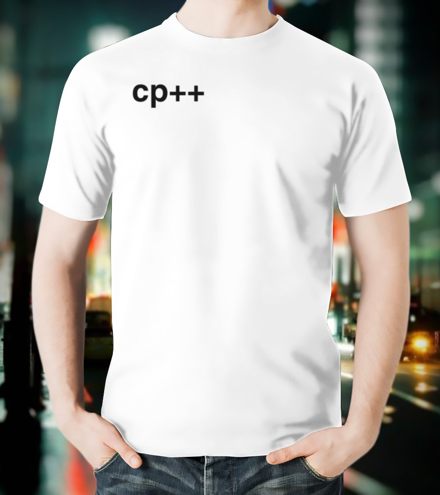 Cp++ Programming Humor Tech Nerd Icon T-Shirt