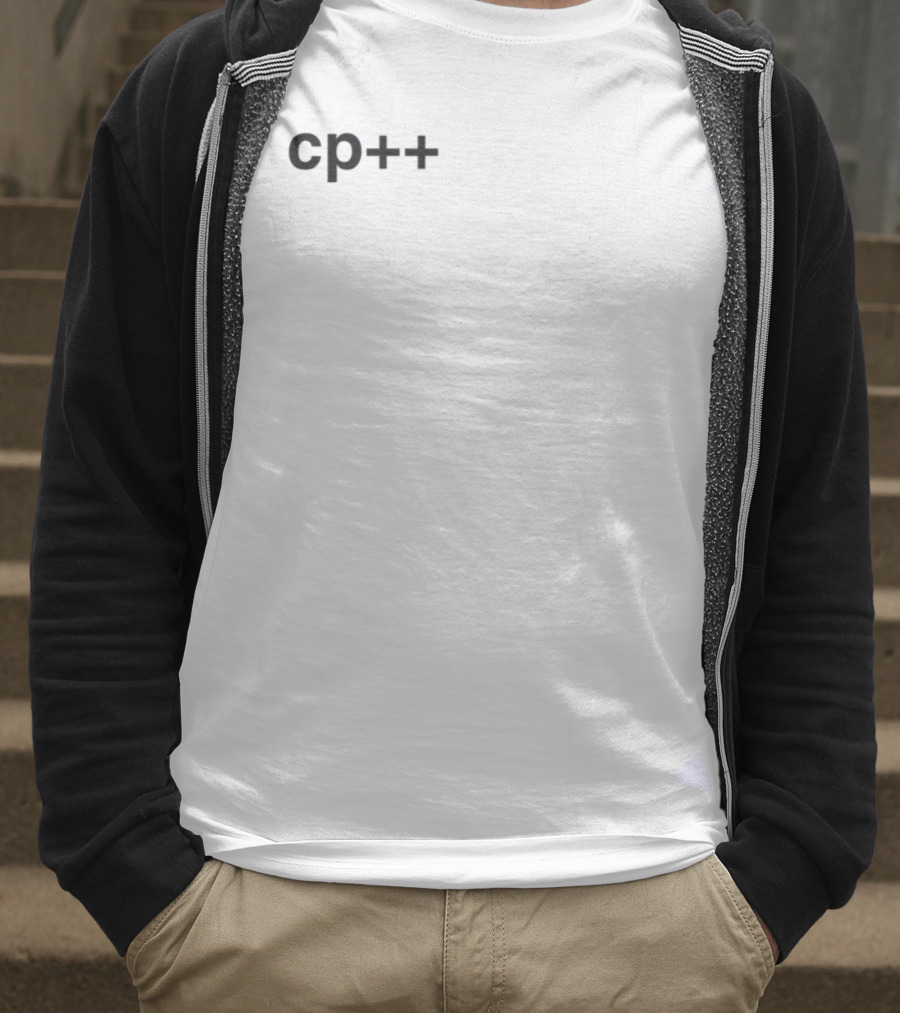 Cp++ Programming Humor Tech Nerd Icon T-Shirt