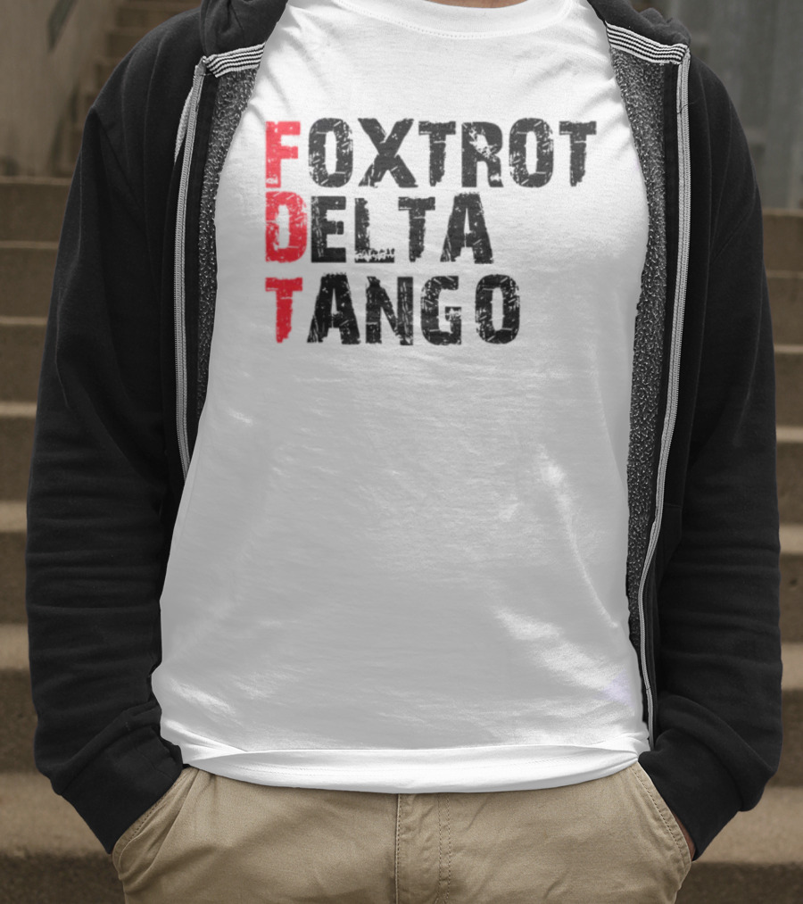 Foxtrot Delta Tango FDT Bold Statement T-Shirt
