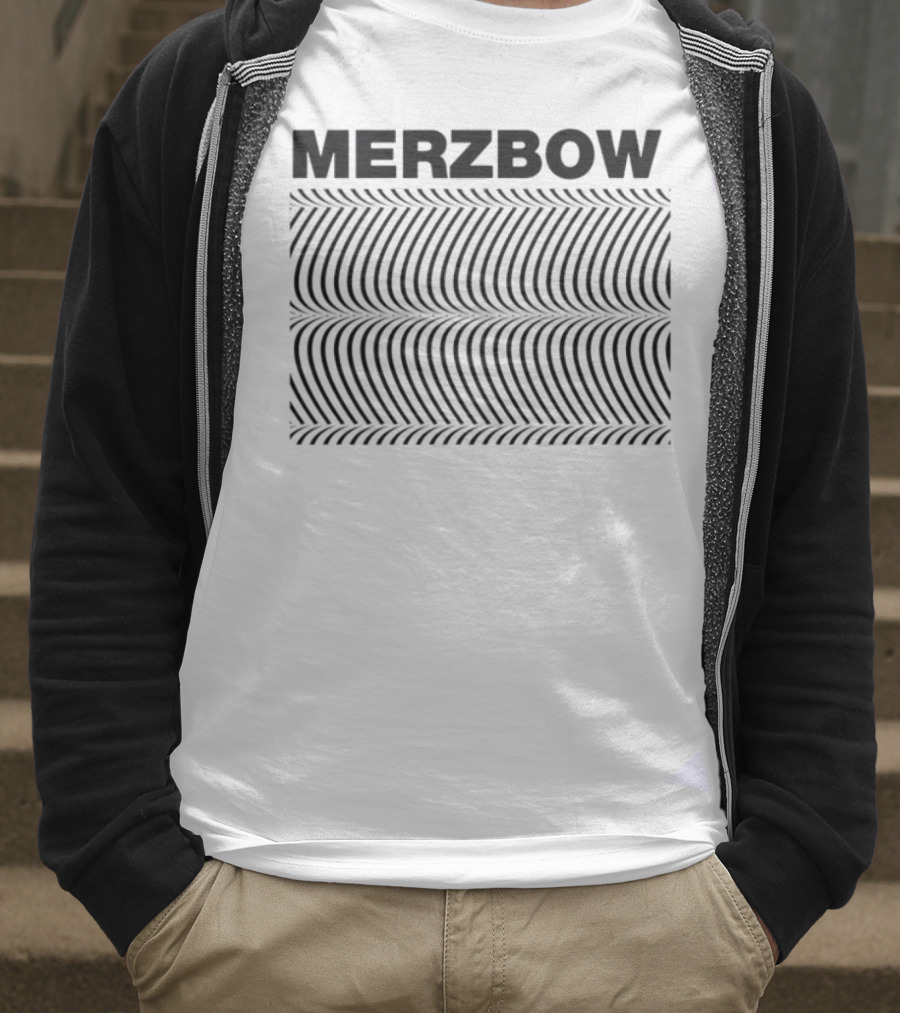 Merzbow Pulse Demon Distorted Wave Pattern T-Shirt