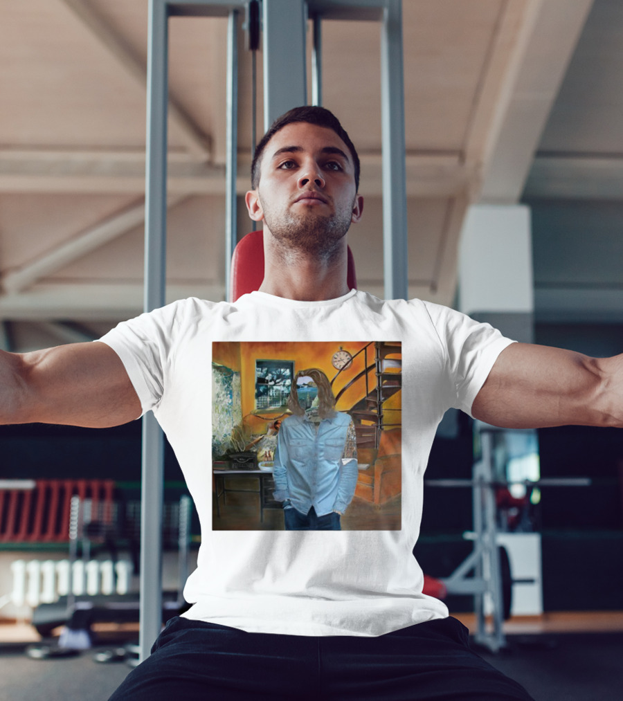 Hozier Album 10 Year Anniversary Surreal Collage Art Blue T-Shirt