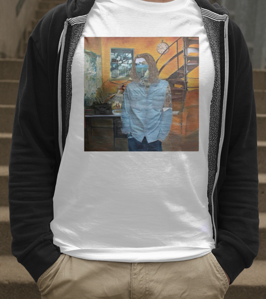 Hozier Album 10 Year Anniversary Surreal Collage Art Blue T-Shirt