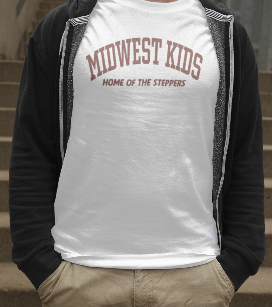 Midwest Kids Home Of The Steppers Trendy Streetwear Style T-Shirt