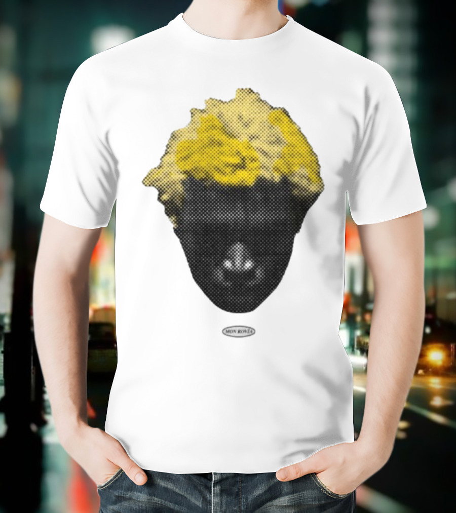 Mon Rovia Boy Yellow Hair Pop Art Style T-Shirt