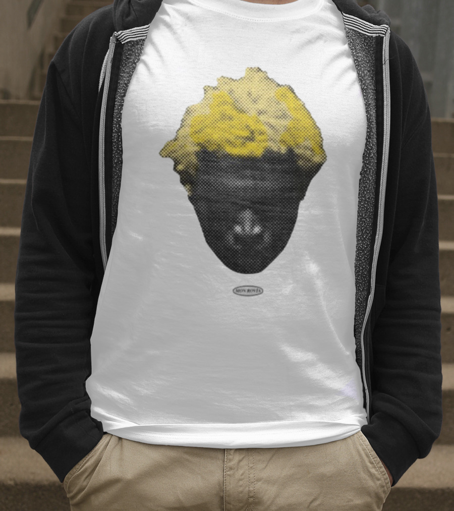 Mon Rovia Boy Yellow Hair Pop Art Style T-Shirt