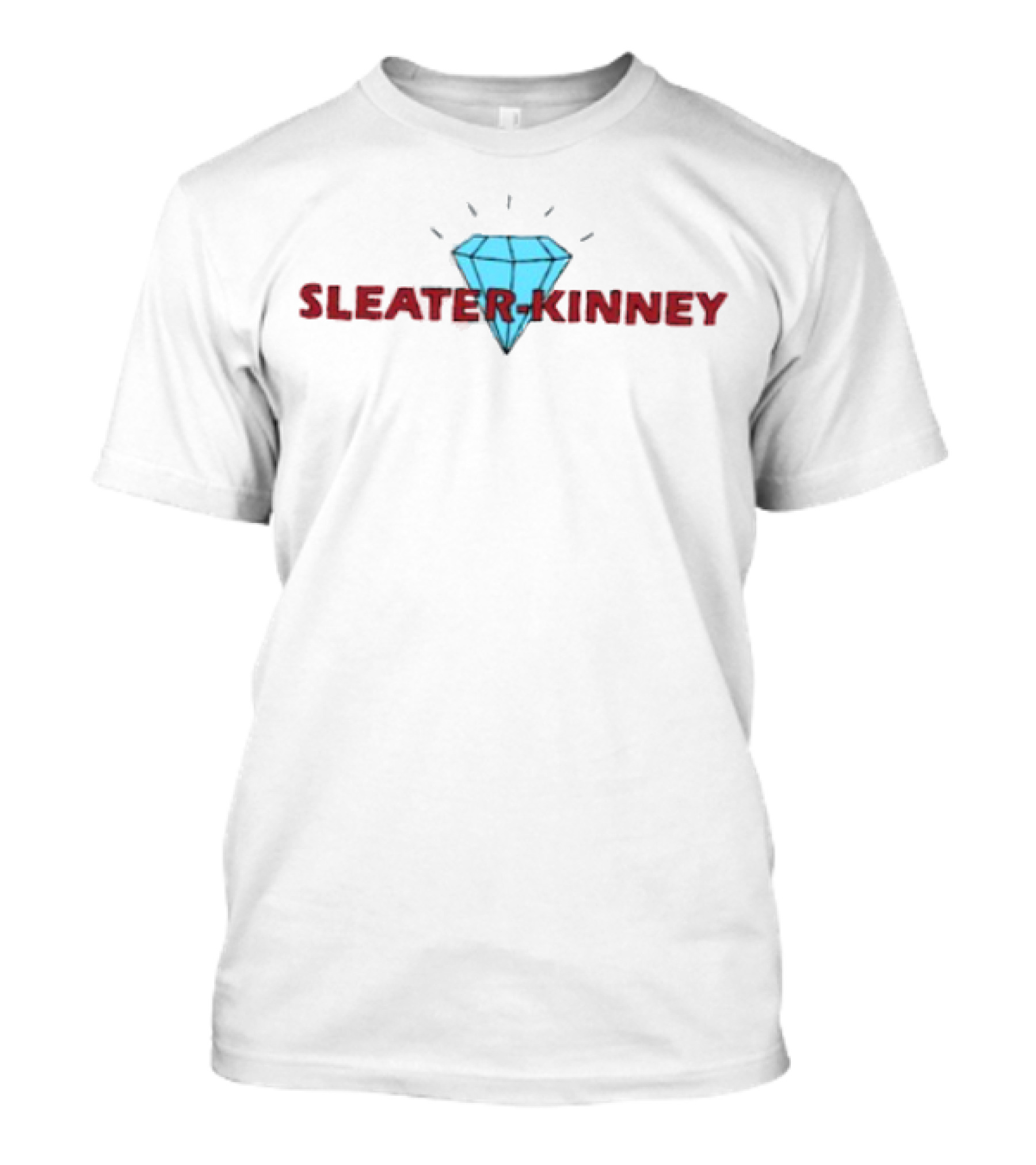 Sleater Kinney Hot Rock Blue Diamond Fan Merchandise T-Shirt