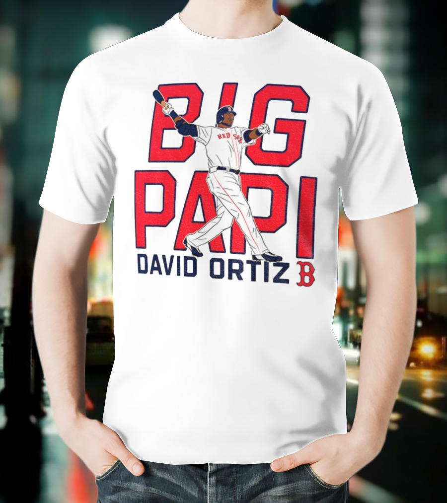 Boston Red Sox Big Papi David Ortiz MLB 2025 T-Shirt