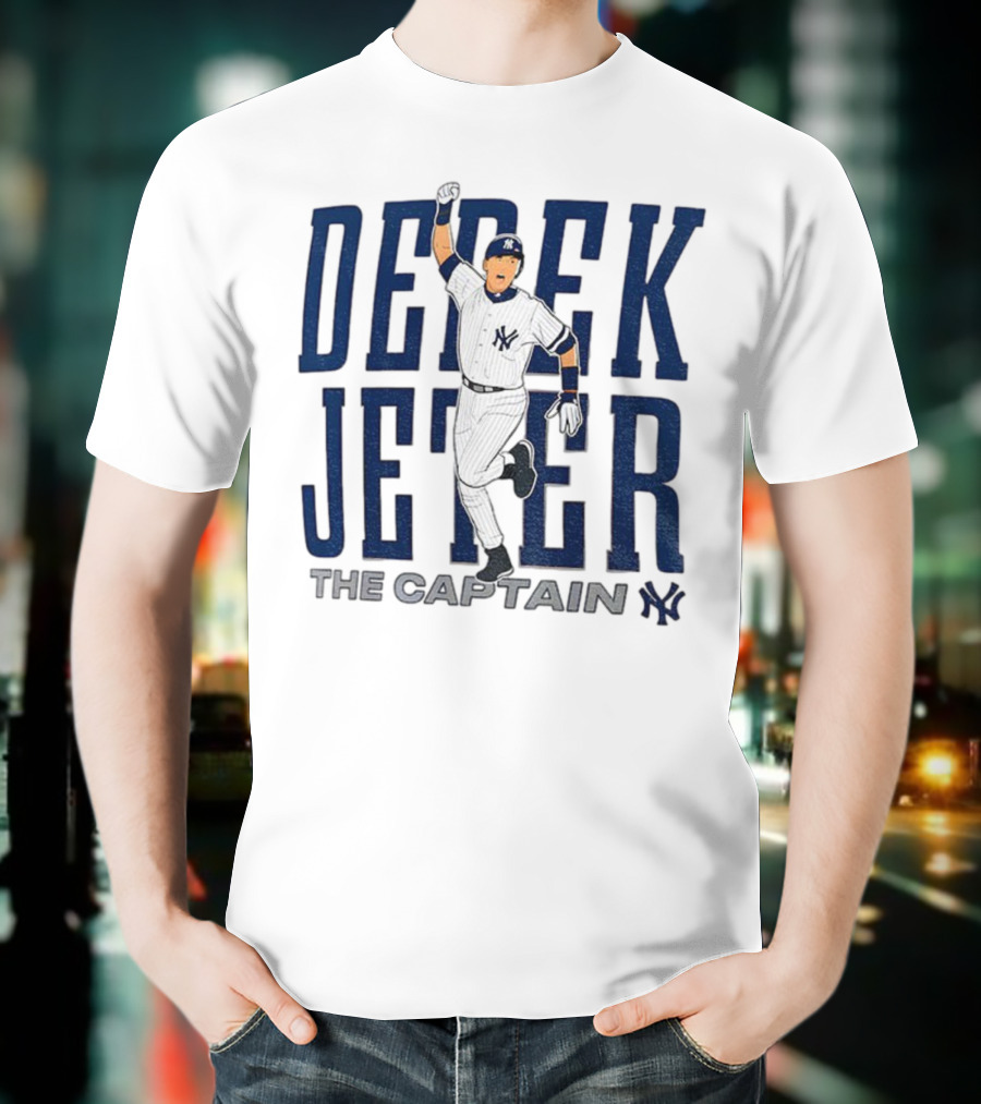Derek Jeter The Captain New York Yankees MLB Baseball T-Shirt