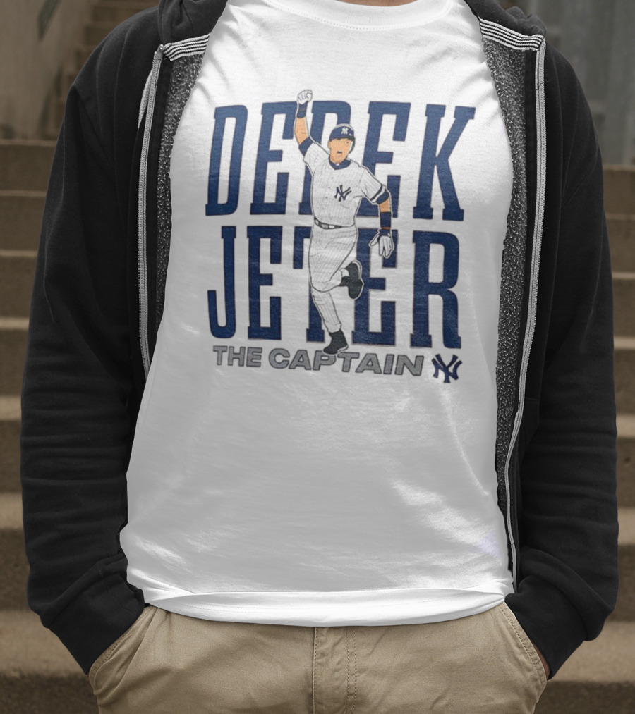Derek Jeter The Captain New York Yankees MLB Baseball T-Shirt