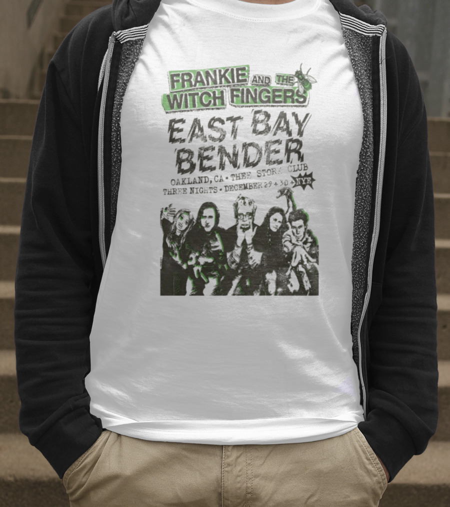 Frankie And The Witch Fingers East Bay Bender Oakland CA Thee Stork Club December 29-30 Three Nights T-Shirt