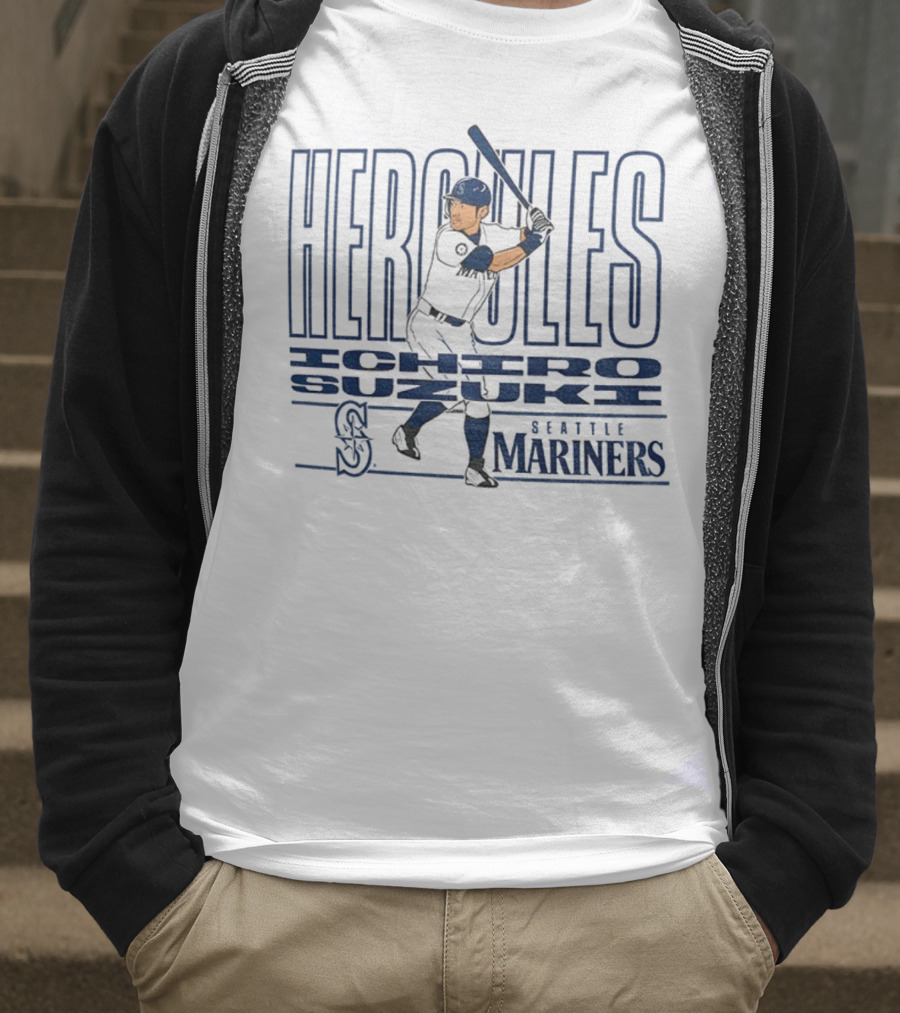 Hercules Ichiro Suzuki Seattle Mariners MLB Baseball Player 2025 T-Shirt