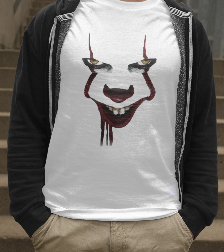 Pennywise Clown Face Halloween IT Movie T-Shirt