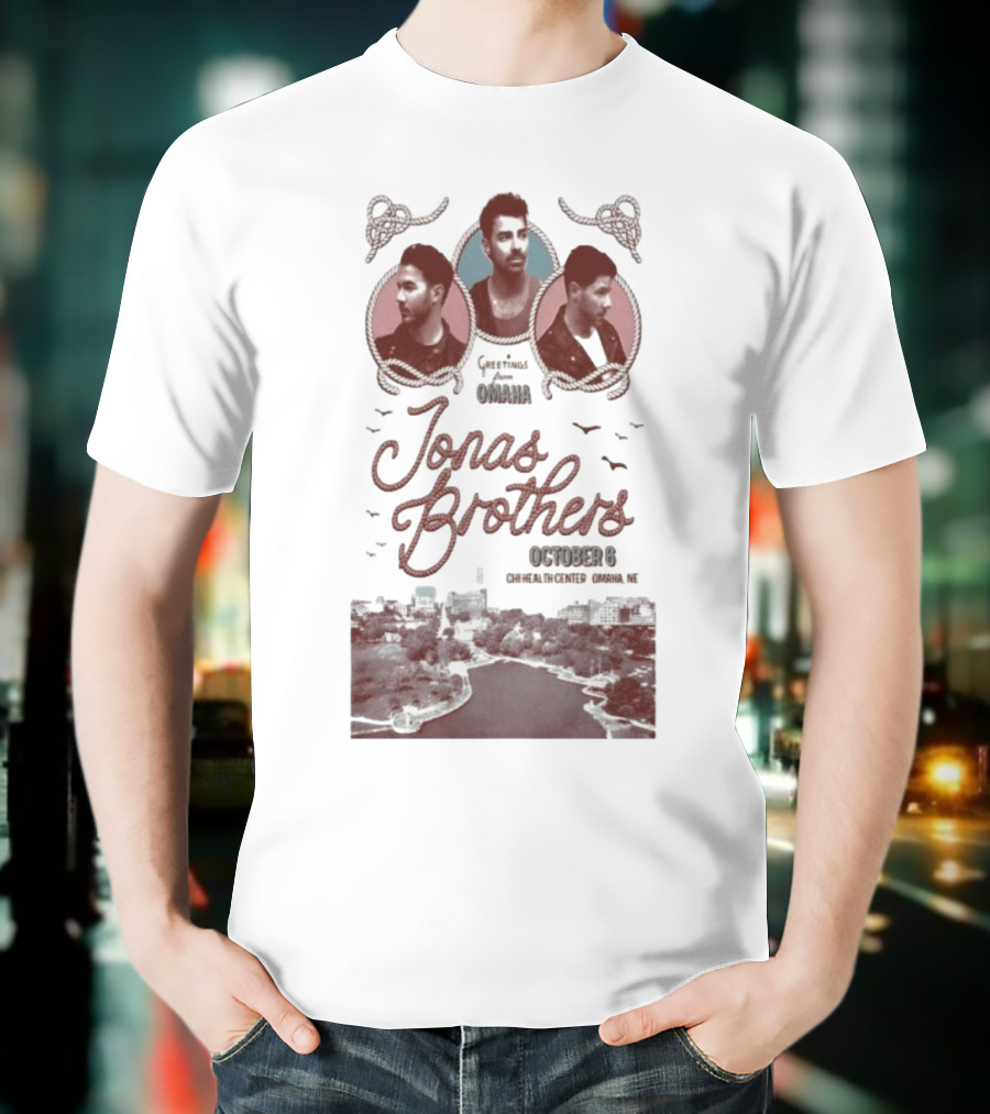 Jonas Brothers October 6 Chi Health Center Omaha NE Event T-Shirt