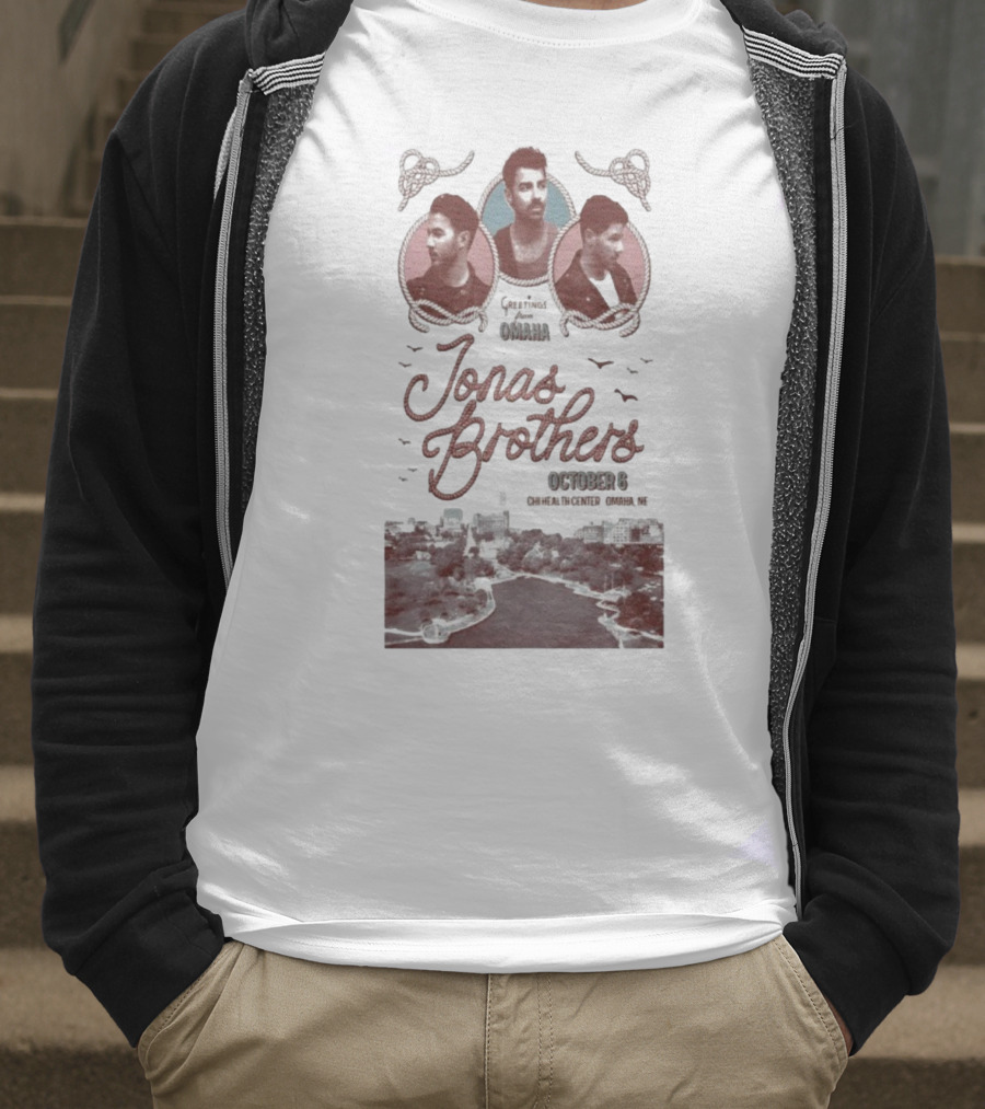 Jonas Brothers October 6 Chi Health Center Omaha NE Event T-Shirt