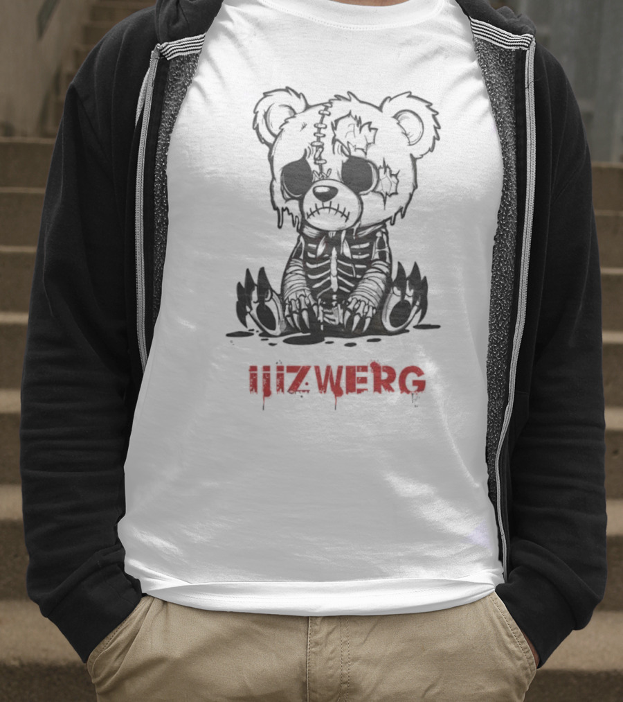 Sad Teddy Bear Iiizwerg Dark Aesthetic Toy Design T-Shirt