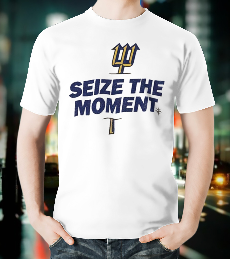 Seattle Mariners Trident Seize The Moment T-Shirt