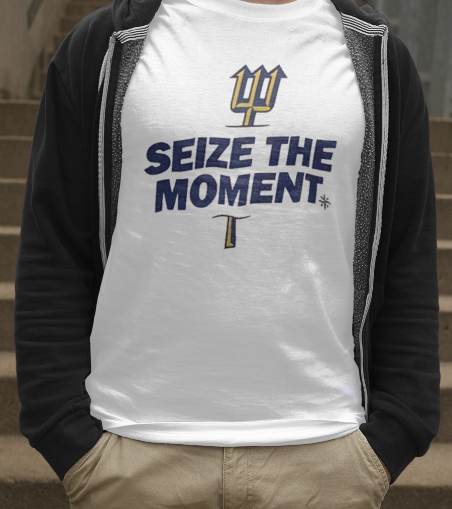 Seattle Mariners Trident Seize The Moment T-Shirt