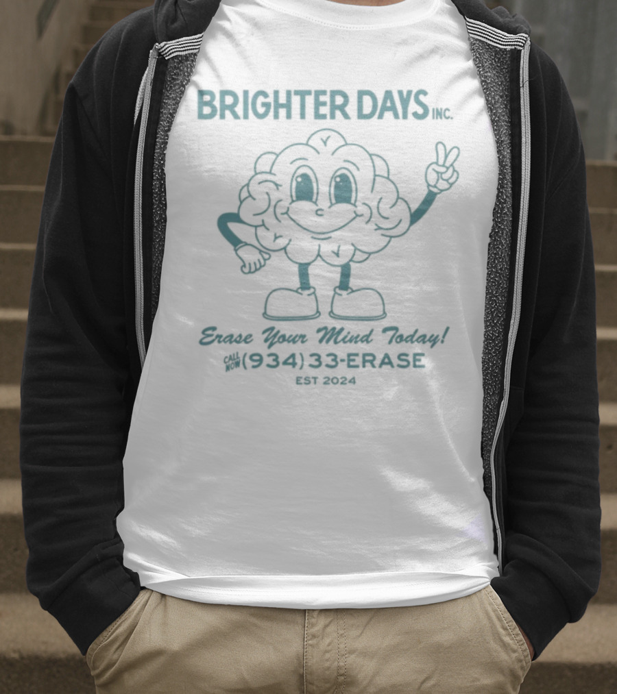Ariana Grande Brighter Days Inc. Peace Sign Character 934 33-Erase Est 2024 T-Shirt