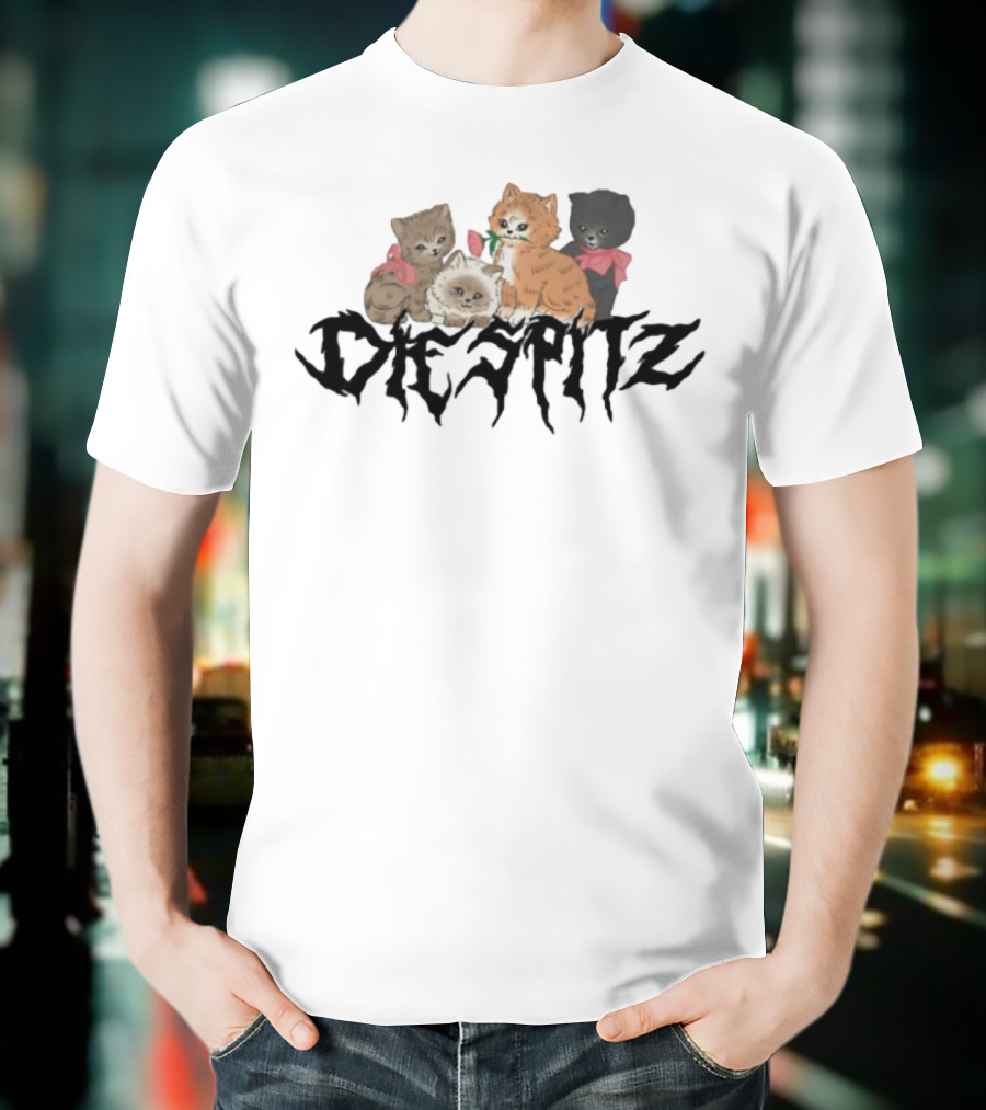 Diespitz Cute Kittens With Bows T-Shirt