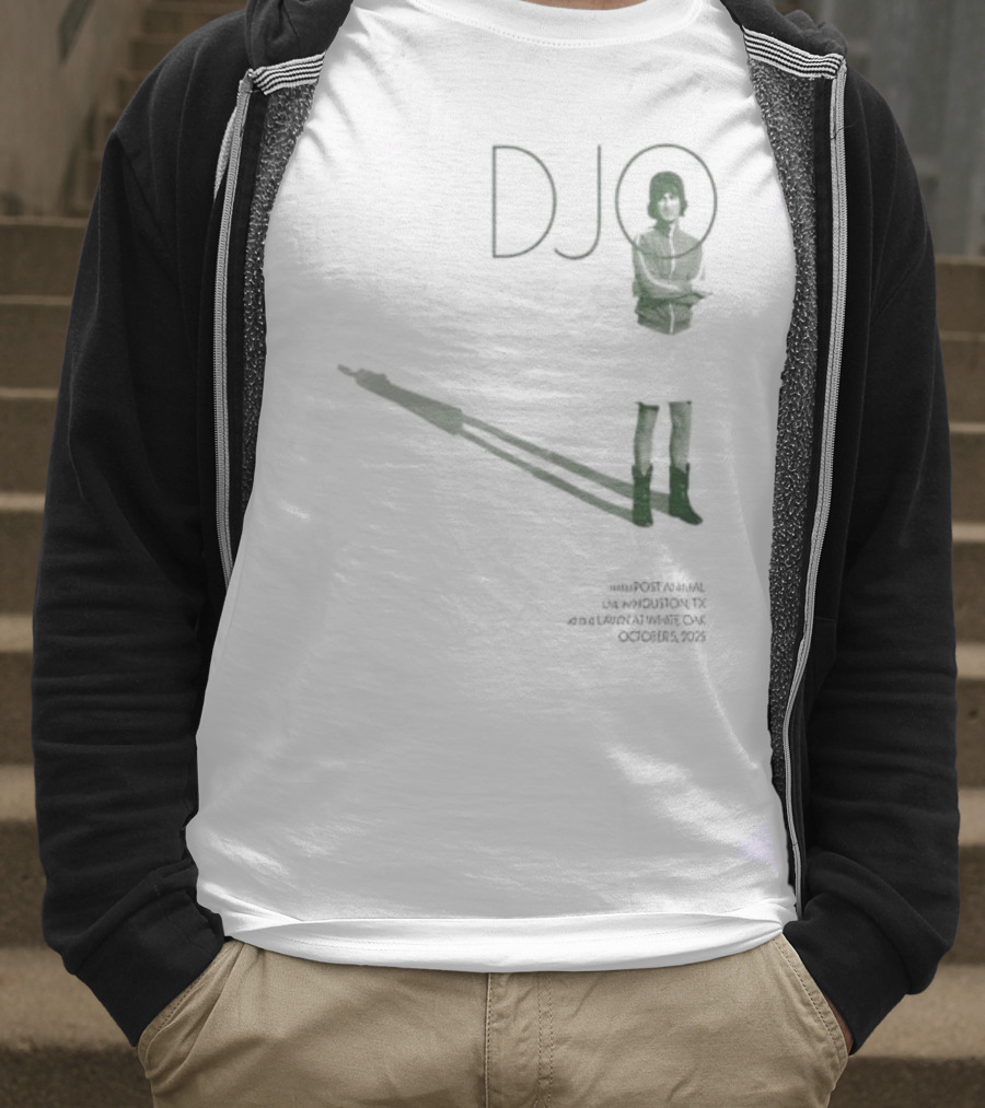 Djo White Oak Music Hall Lawn Oct 05 2025 Retro Style Performance Art T-Shirt
