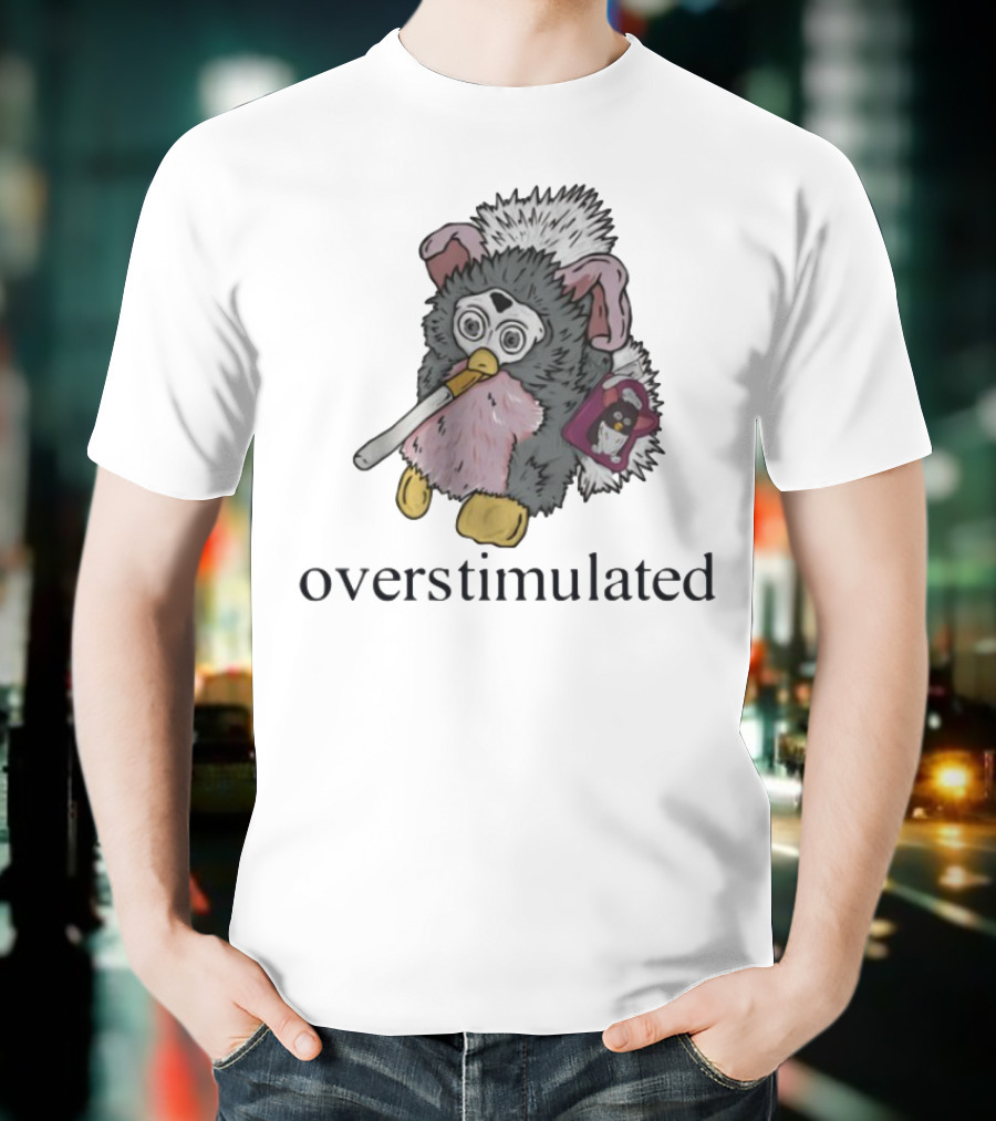 Emotionalclub Furby Overstimulated Smoking Toy Nostalgia T-Shirt