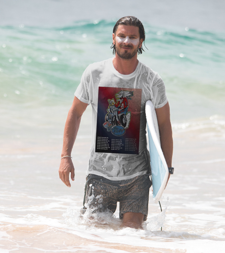 Europe UK Spring 2026 Charlie Parr Tour Dates Netherlands Denmark Sweden UK T-Shirt