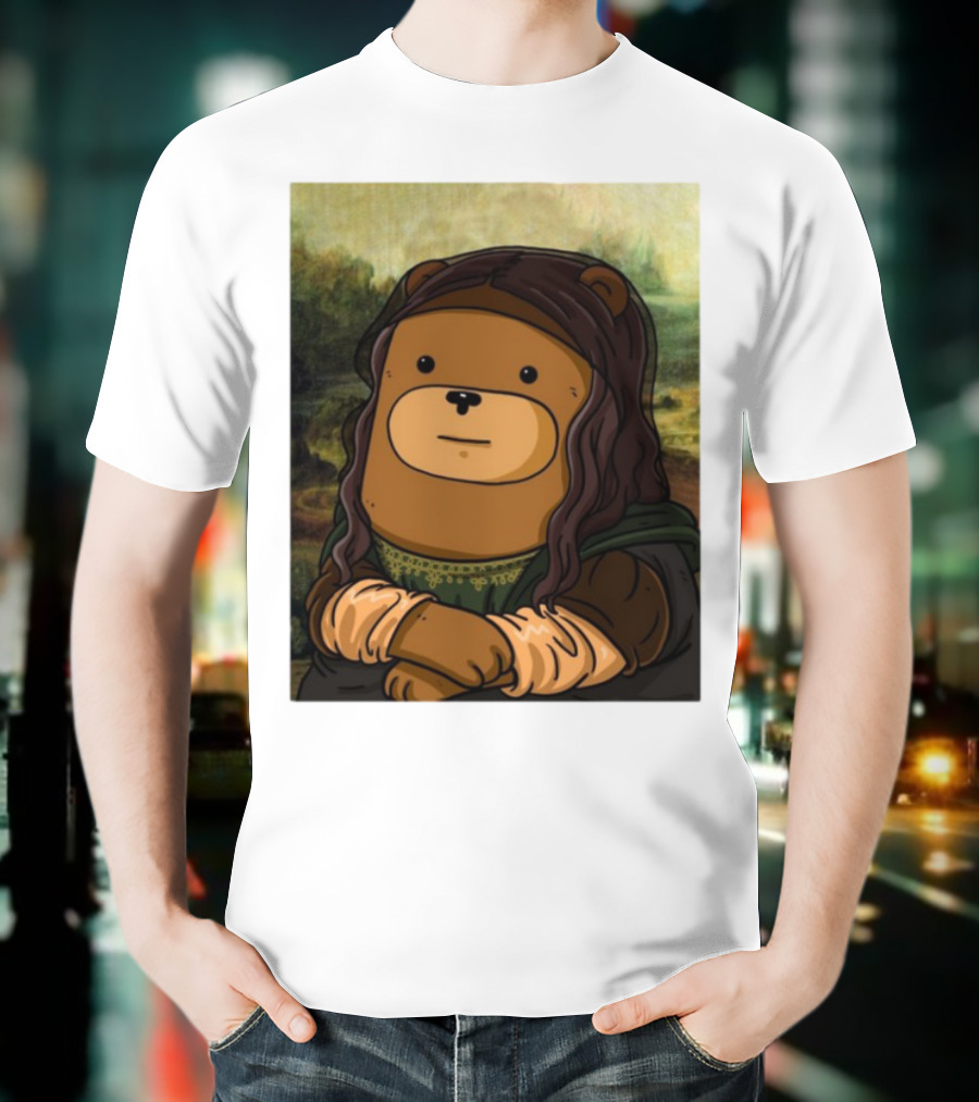 Figen.Eth Boi The Bear Mona Lisa Parody T-Shirt
