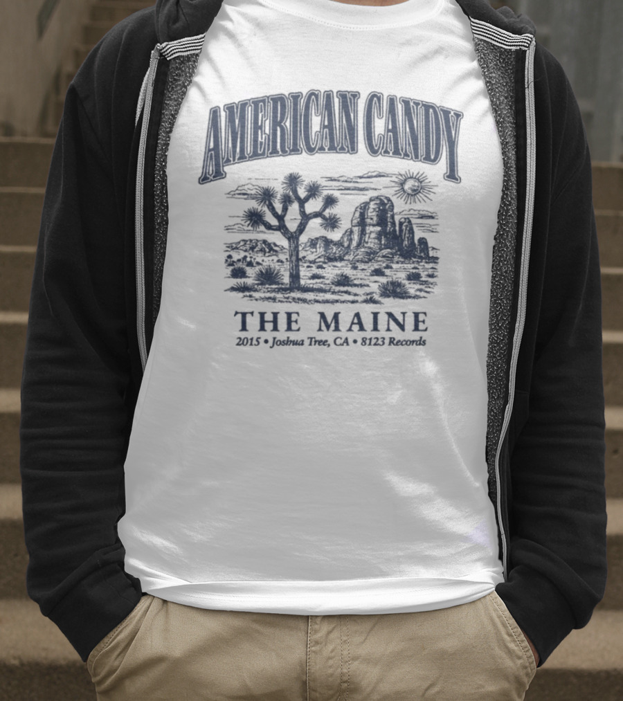 American Candy The Maine Joshua Tree CA Souvenir 2022 Summer T-Shirt