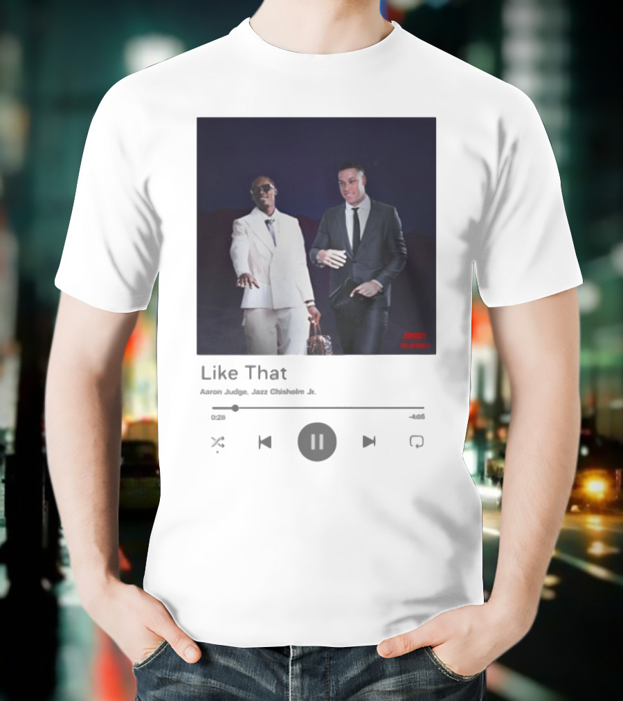 Janky Playlist Like That Aaron Judge Jr. T-Shirt