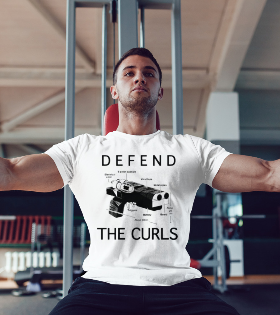Defend The Curls Engine Diagram Exhaust Manifold Cylinder Spark Plug T-Shirt