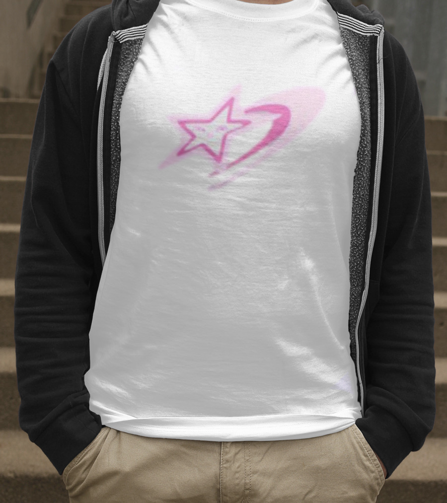 Dreamboy White Pink Star T-Shirt