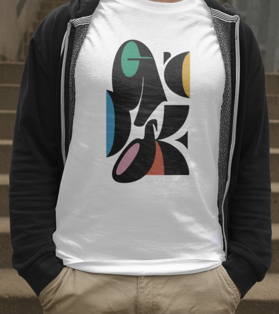 Warp Spheres Goose The Band Colorful Abstract Shapes T-Shirt