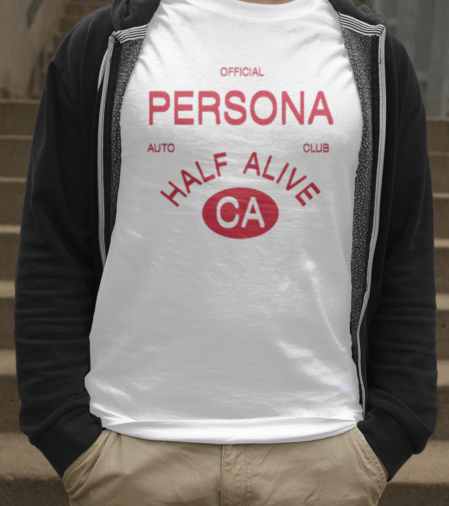 Official Persona Auto Club Half Alive CA T-Shirt