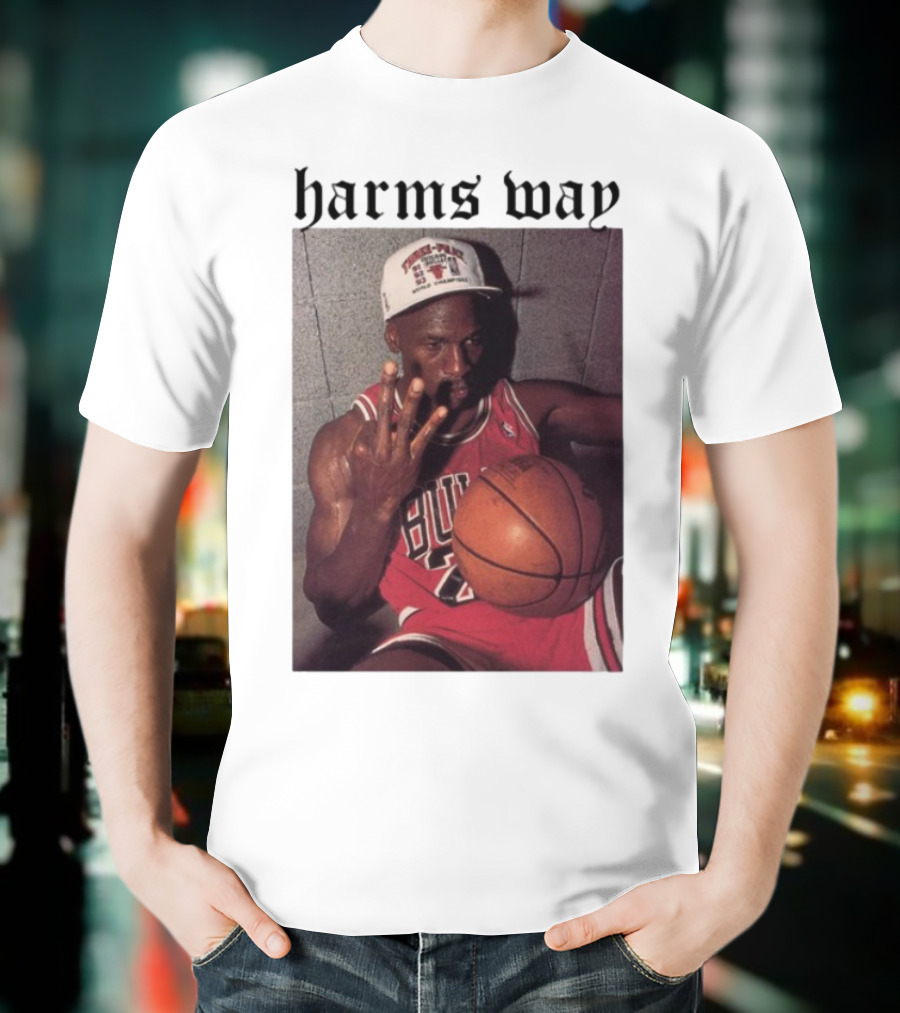 Harm's Way Bulls Basketball Legend 23 Championship Tribute T-Shirt
