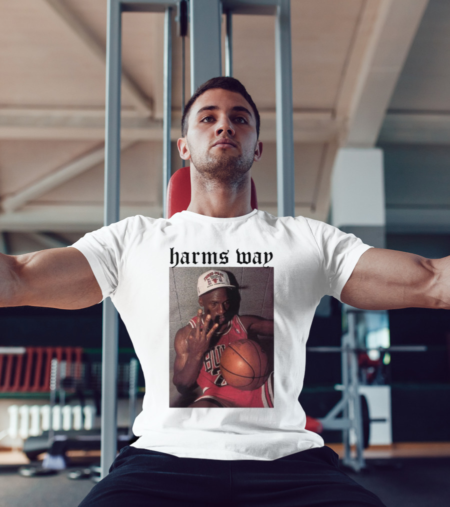 Harm's Way Bulls Basketball Legend 23 Championship Tribute T-Shirt